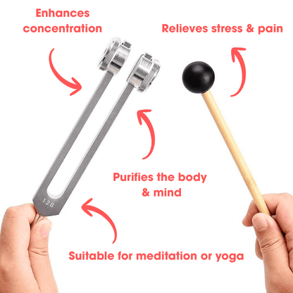 TranquilBerry™ 128Hz Healing Tuning Fork